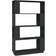 vidaXL 80x25x132 massivt Bogreol