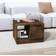 vidaXL Engineered Wood Smoked Oak Soffbord 50x50cm