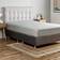 Silentnight Cotton Rich 180 Thread Count Fitted Bed Sheet Silver, White, Grey