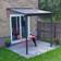 Canopia by Palram Grey Canopia Sierra Non-Retractable Awning, L2.25M H3M W2.28M