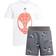 adidas x Marvel Spider-Man sæt med T-shirt og shorts Hvid