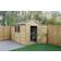 Forest Garden Timberdale 10X6 Ft Tongue (Building Area )