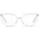 Prada 02ZV 2AZ1O1 Clear Women Butterfly 5217-140