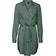Vero Moda Curve Klänning vmBumpy L/S Shirt Dress Wvn Curve Grön