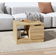 vidaXL Engineered Wood Sonoma Oak Soffbord 50x50cm