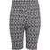 adidas Brand Love Print Cotton Biker Tights - Black/White/Semi Lucid Fuchsia (IB8910)