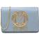 Love Moschino Logo Plaque Shoulder Bag - Blue