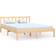 vidaXL Solid Pine 69.5cm Sengeramme 120x200cm