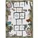 Dywany Łuszczów Carpet FUN Hop for Children Hopscotch Animals Green 120x170cm