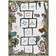 Dywany Łuszczów Carpet FUN Hop for Children Hopscotch Animals Green 47.2x66.9"