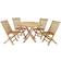 Harper & Willow 5 Patio Dining Set