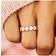 Pura Vida Love Hearts Band Ring - Rose Gold/Pink