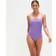 Speedo Adjustable Thinstrap Swimsuit Dam, Purple