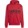 adidas Pinstripe Fleece Hoodie Better Scarlet