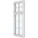 Klarvinduer DB1-10_151 Aluminium, Træ Fast vindue Vindue med 2-lags glas 41x120cm