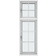 Klarvinduer DB1-10_151 Aluminium, Træ Fast vindue Vindue med 2-lags glas 41x120cm