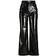 JJXX JACK&JONES Women's JXKENYA HW STRA Faux Leat Pant NOOS Hose, Black/Pattern:Croc