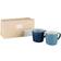 Denby Studio Blue Ridged Krus 40cl 2stk