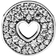 Pandora Pavé & Heart Anniversary Charm - Silver/Transparent
