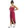 Urban Classics Viscose Bandeau Dress Kort klänning Dam vinröd