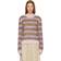 Marni Striped mohair-blend sweater pink