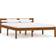 vidaXL Solid Pine 60cm Sengeramme 140x200cm