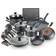 T-fal Simply Cook Cookware Set with lid 20 Parts