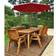 Charles Taylor HB16 Patio Dining Set, 1 Table incl. 2 Chairs & 2 Sofas