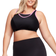 Glamorise No-Bounce Cami Sport Bra - Black/Pink