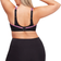 Glamorise No-Bounce Cami Sport Bra - Black/Pink