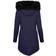 Lugogne Women's Winter Hooded Coat - Navy