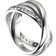 Beginnings Russian Wedding Ring - Silver/Transparent