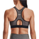 Under Armour Mid Keyhole Bra - Charcoal Full Heather/Black/Charcoal