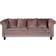 Venture Design Velvet Pink Sofa 217cm 3-seter