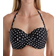 Panache Anya Spot Bandeau Bikini Top - Black/White