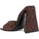 The Attico Devon - Dark Brown Glitter