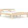 vidaXL Solid Pine 66cm Sengeramme 160x200cm