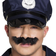 Boland Polis Mustasch Svart