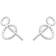 Pernille Corydon Twisted Earstick - Silver