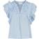 Neo Noir Jayla S Voile Top - Light Blue