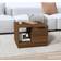 vidaXL Engineered Wood Brown Oak Soffbord 50x50cm