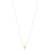 Gynning Jewelry Loved Mini Necklace - Gold/Transparent
