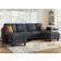 Honbay Convertible Sectional U Shaped Sofa 100" 4 Seater