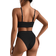 Lilosy Brazilian Swimsuit Set 2-pack - Black