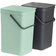 Brabantia Sort & Go Built-In Waste Bin 2pcs 16L