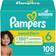 Pampers Swaddlers Diapers Size 6 35+kg 108 pcs