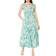 Maggy London Tully Dress - Soft White/Aqua