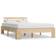 vidaXL Solid Pine Wood 66cm Sengeramme 140x200cm