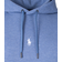 Polo Ralph Lauren Double Knit Central Logo Hoodie - Lattice Blue Heather