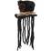 Elope Witch Doctor Plush Costume Hat with Dreadlocks